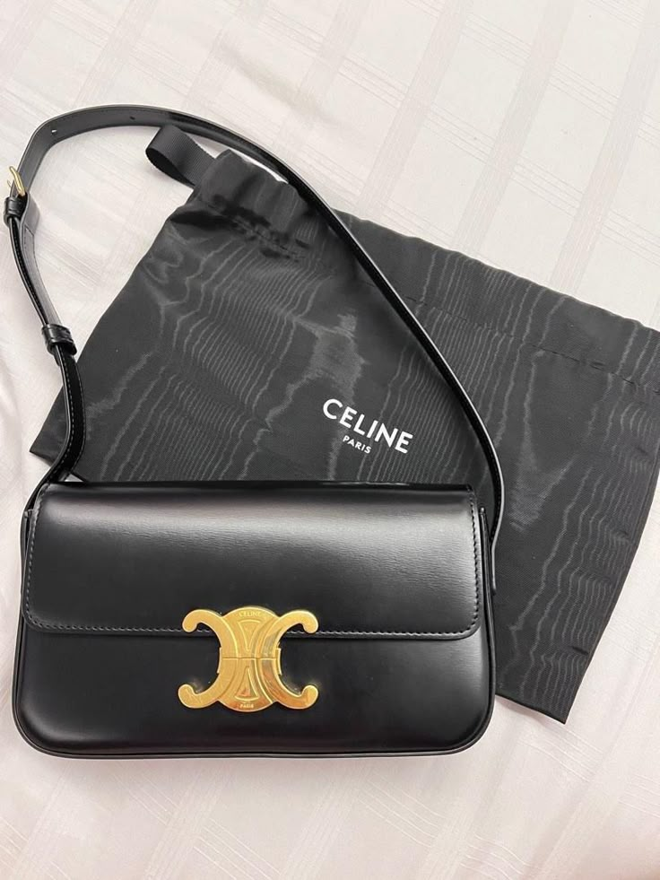 CELINE Triomphe Bag with Brand Box